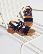Sandales Lysia bleu marine