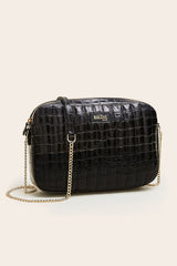Sac Grand César noir embossé