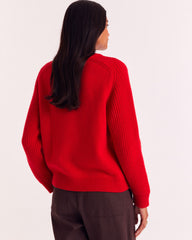 Pull Doug rouge Barbour x BP