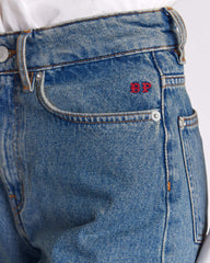 Jean Mateo bleu vintage