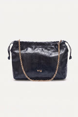 Sac Amaïa froissé bleu nuit