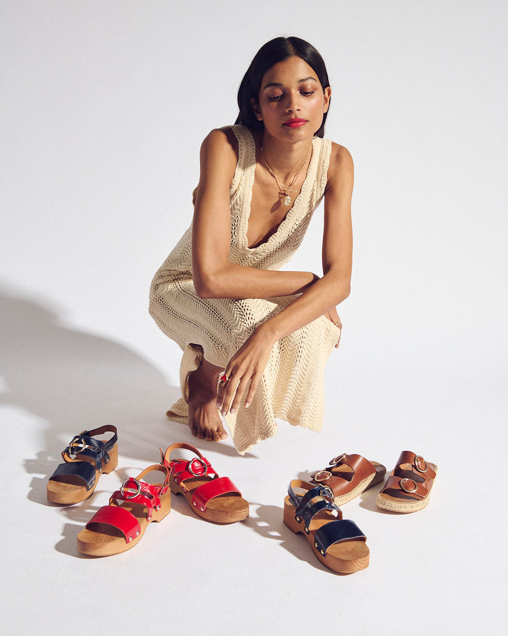 Sandales Lysia rouge