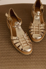 Sandales Théoline doré