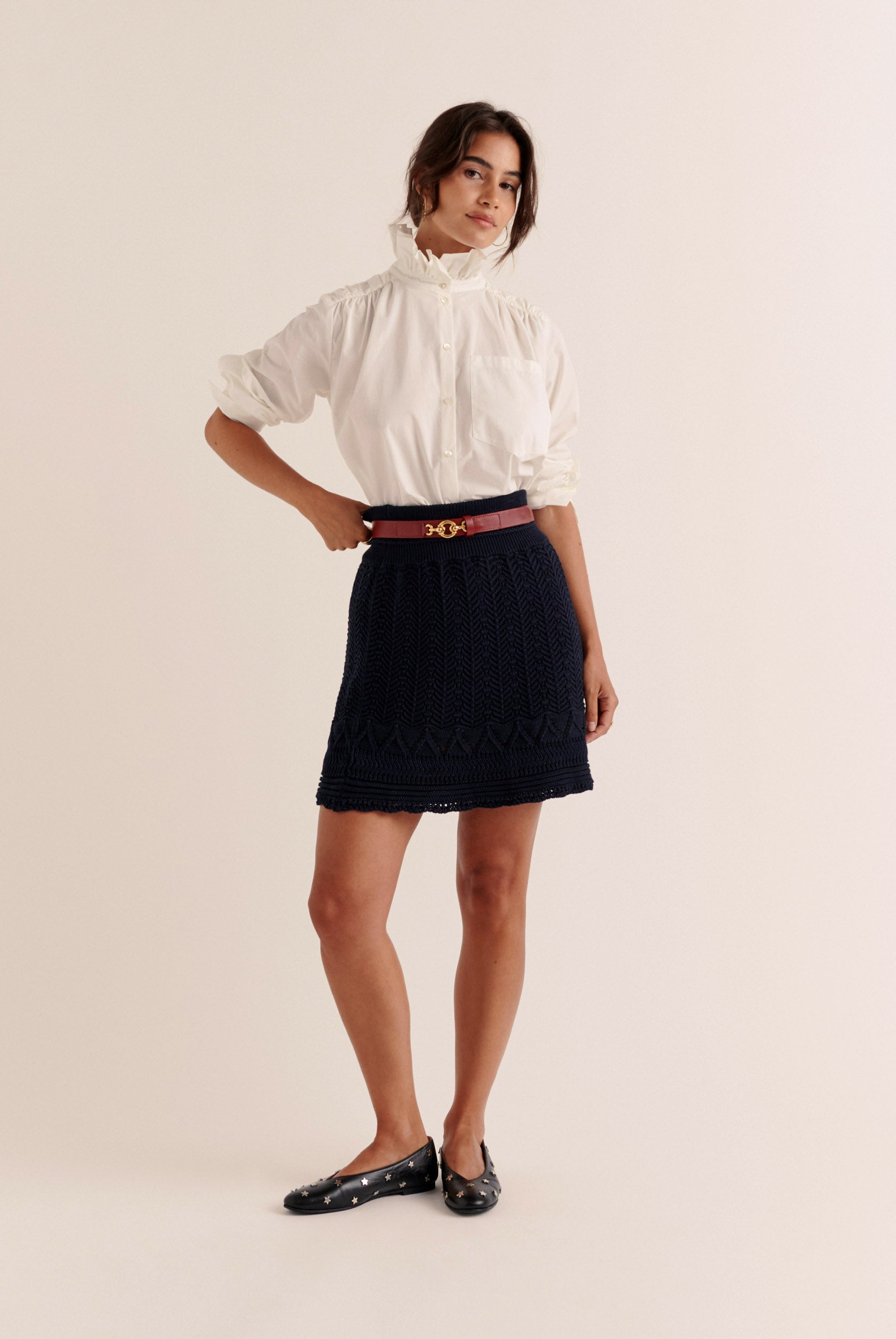 Chemise Léonor blanc naturel