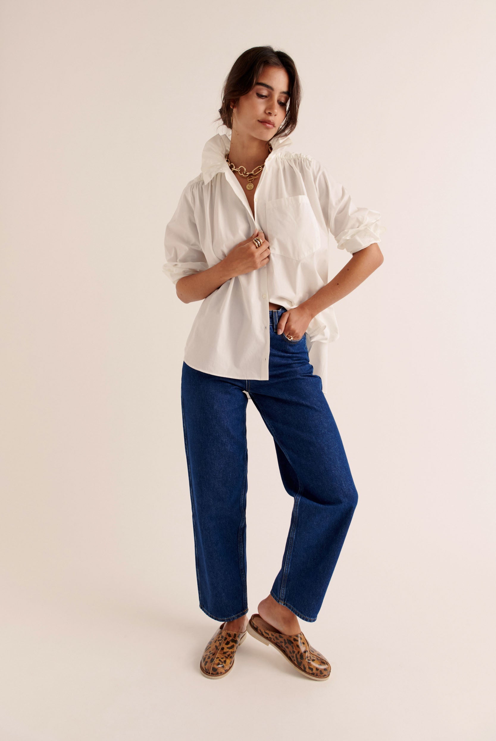 Chemise Léonor blanc naturel