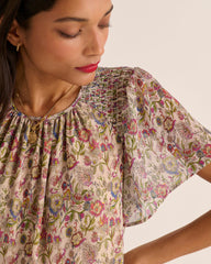Robe Valence imprimé sunset flower