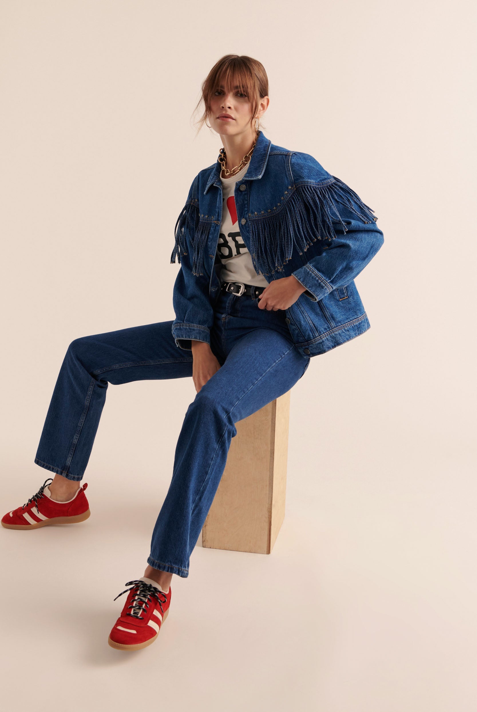 Jean Fauve bleu midi
