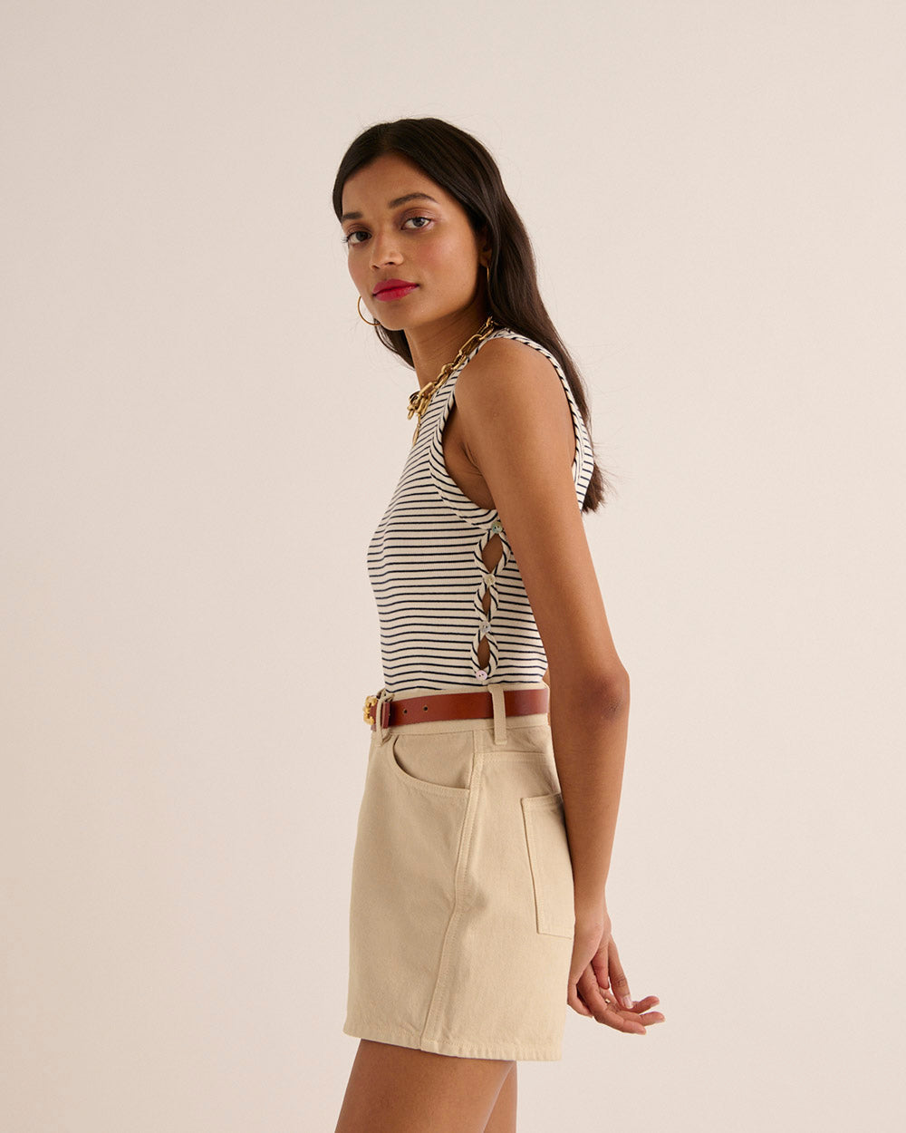 Ceinture Céane cognac