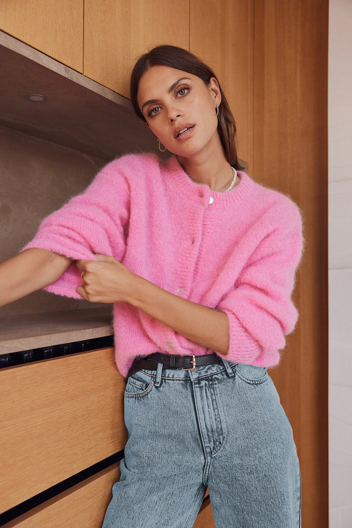 Cardigan Douceur rose