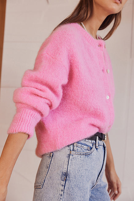 Cardigan Douceur rose
