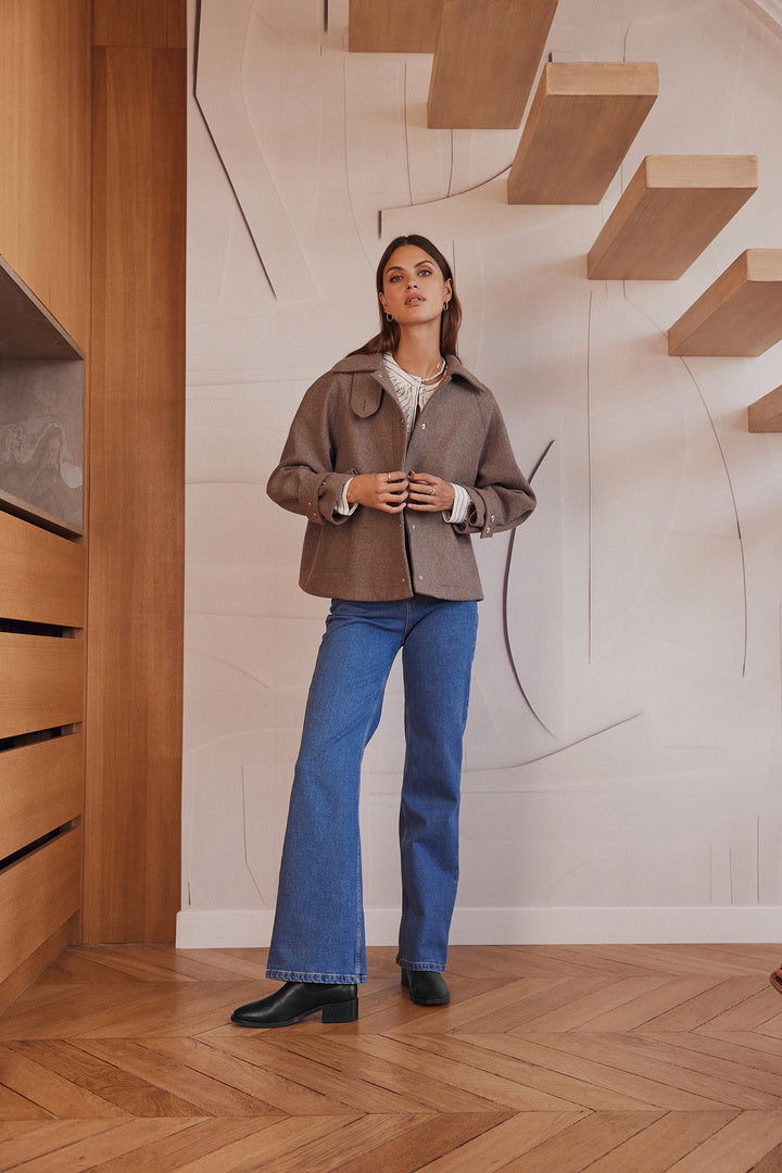 Manteau Beauny chataigne