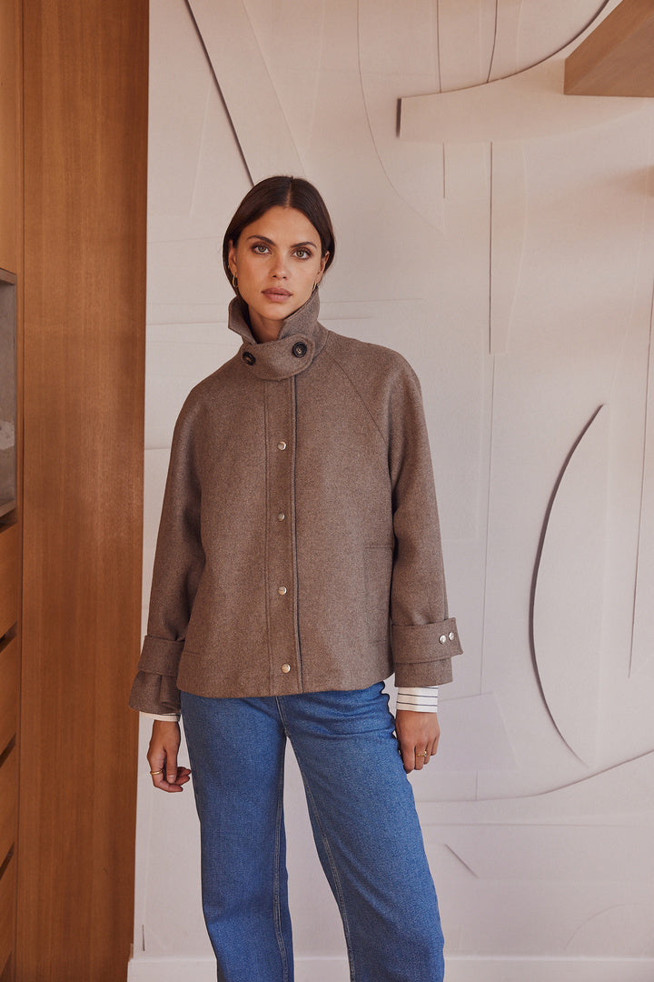 Manteau Beauny chataigne