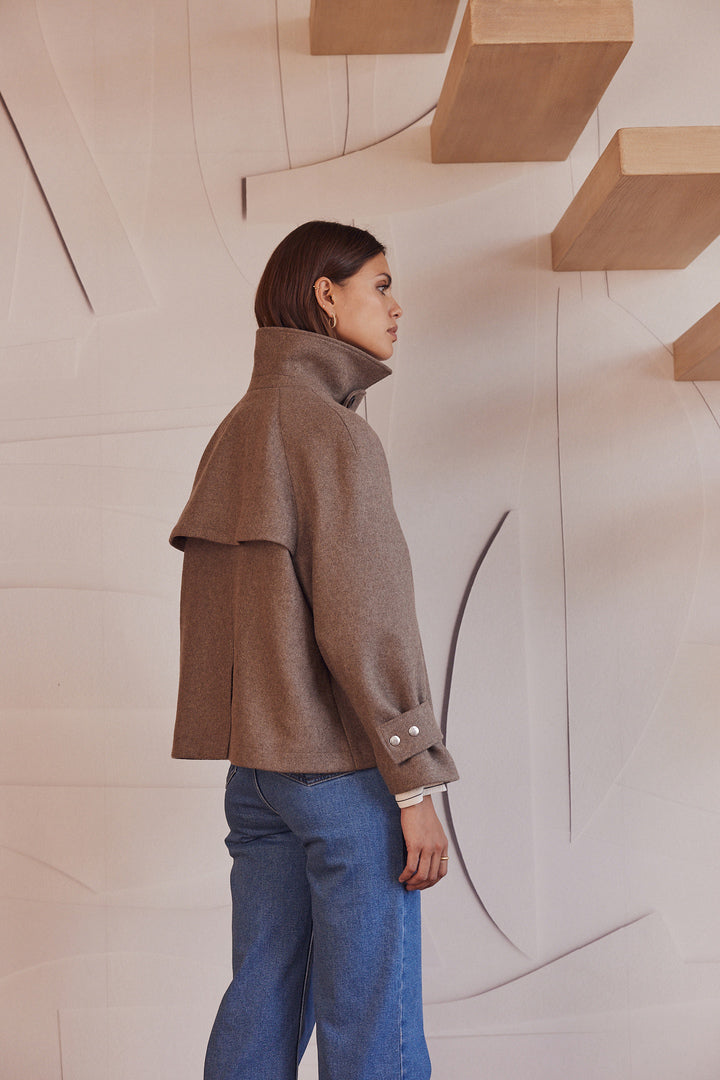 Manteau Beauny chataigne
