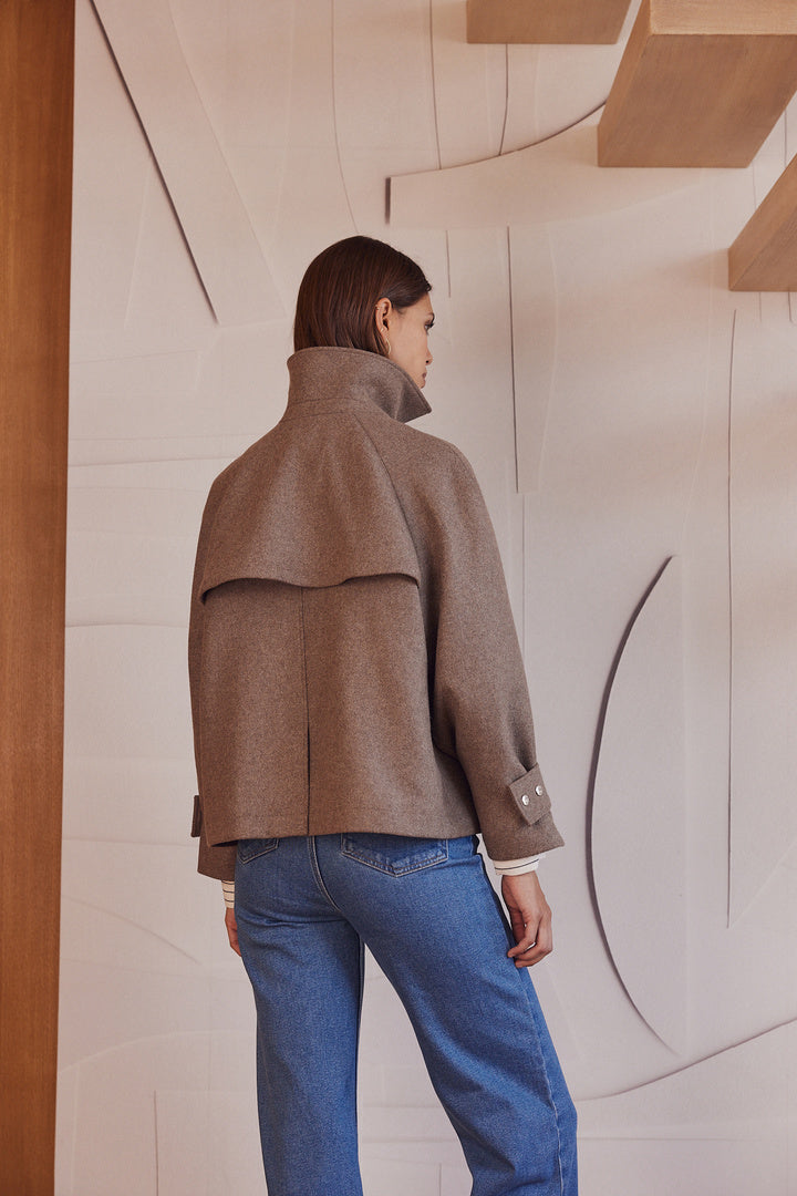 Manteau Beauny chataigne
