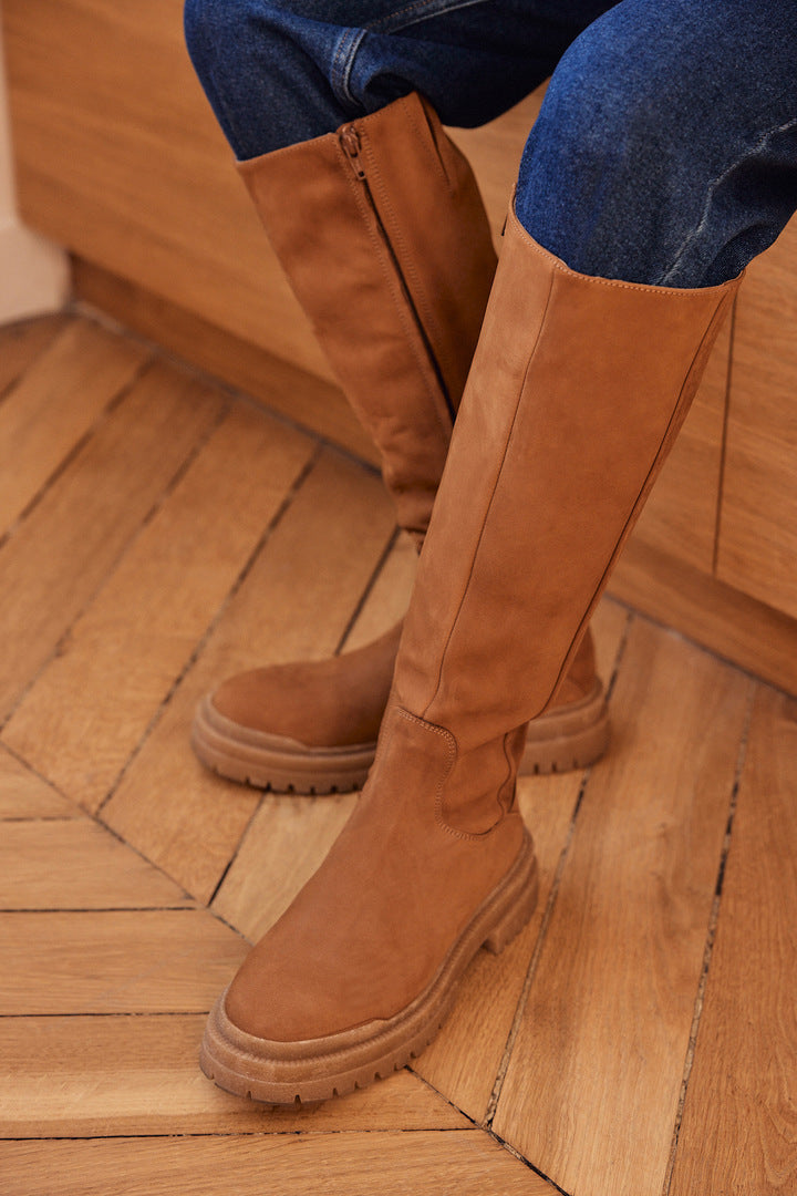 Bottes Papaye camel