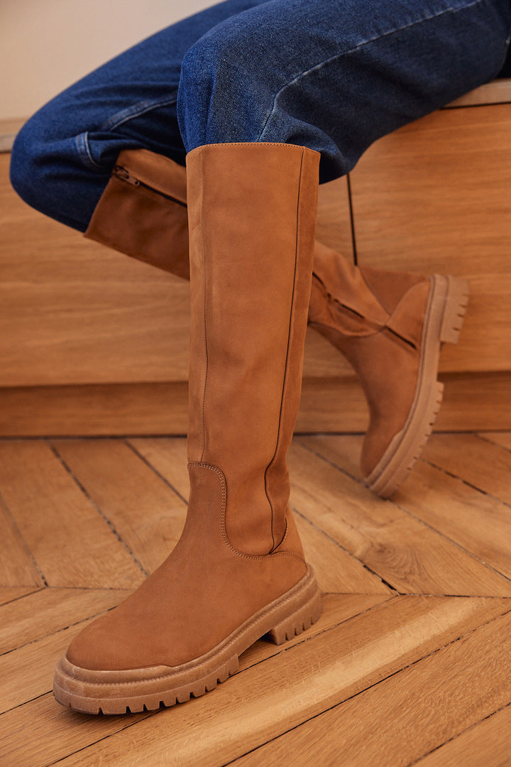 Bottes Papaye camel