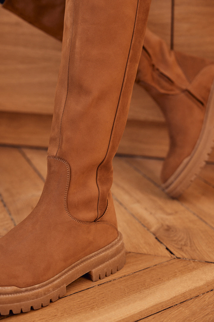 Bottes Papaye camel