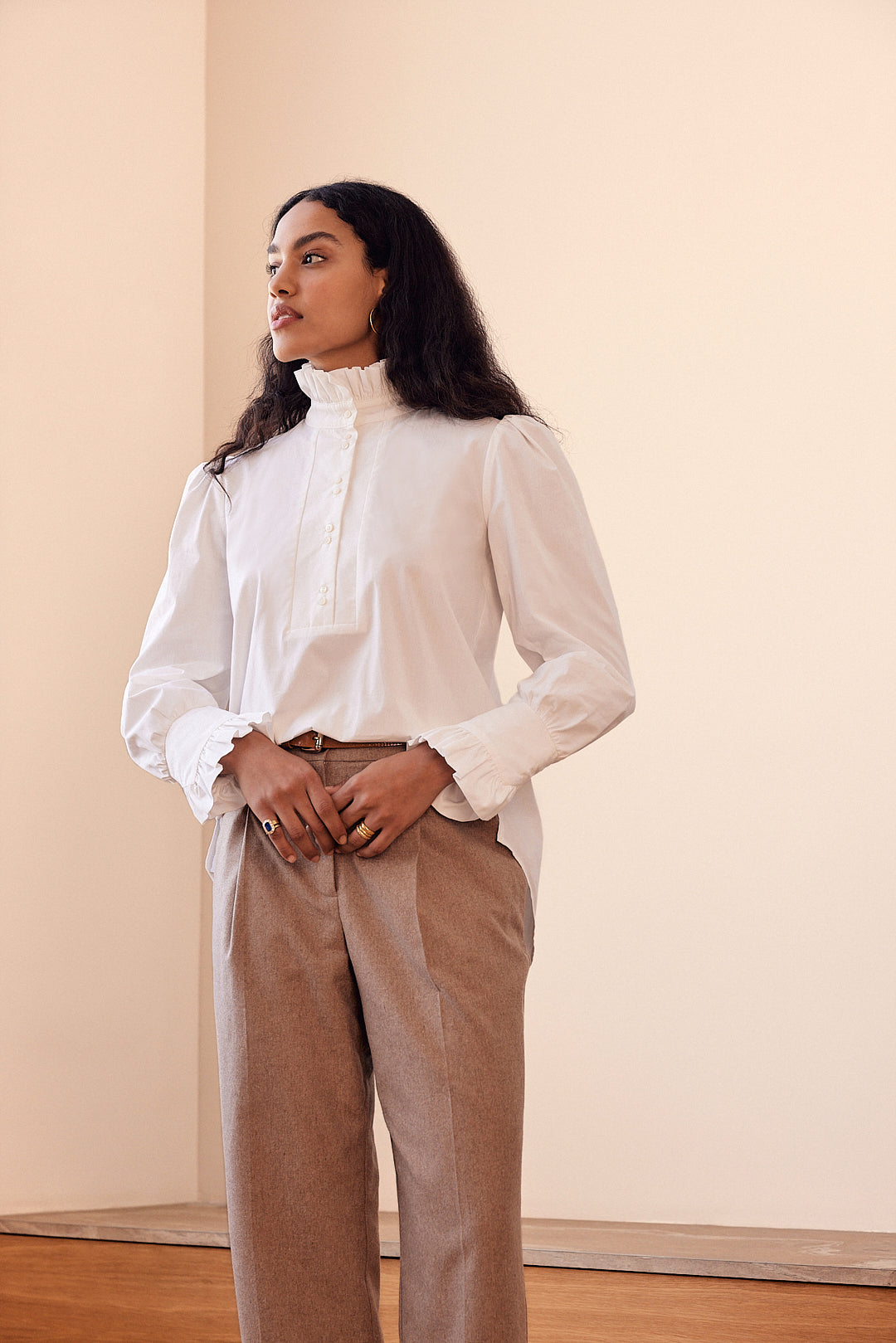 Blouse Source blanc naturel