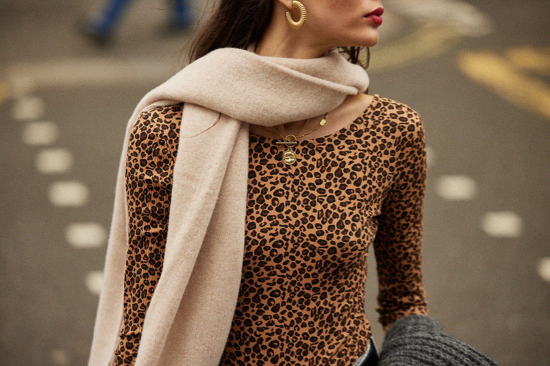 Écharpe Public beige