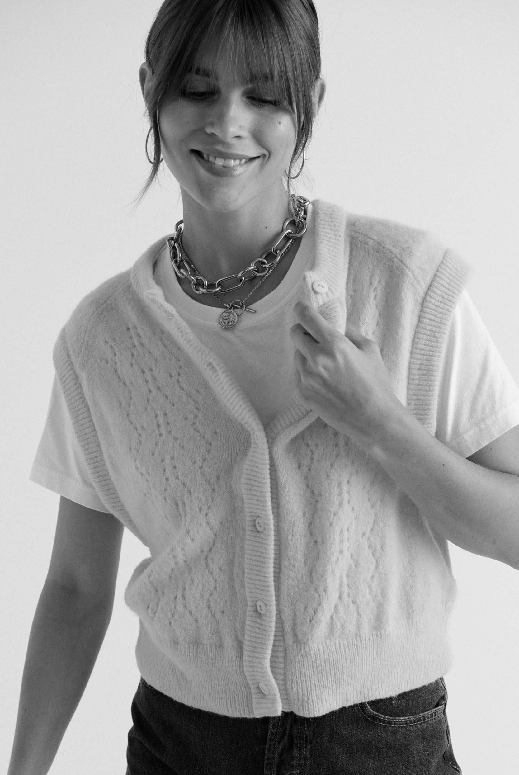 Cardigan Brooke jaune