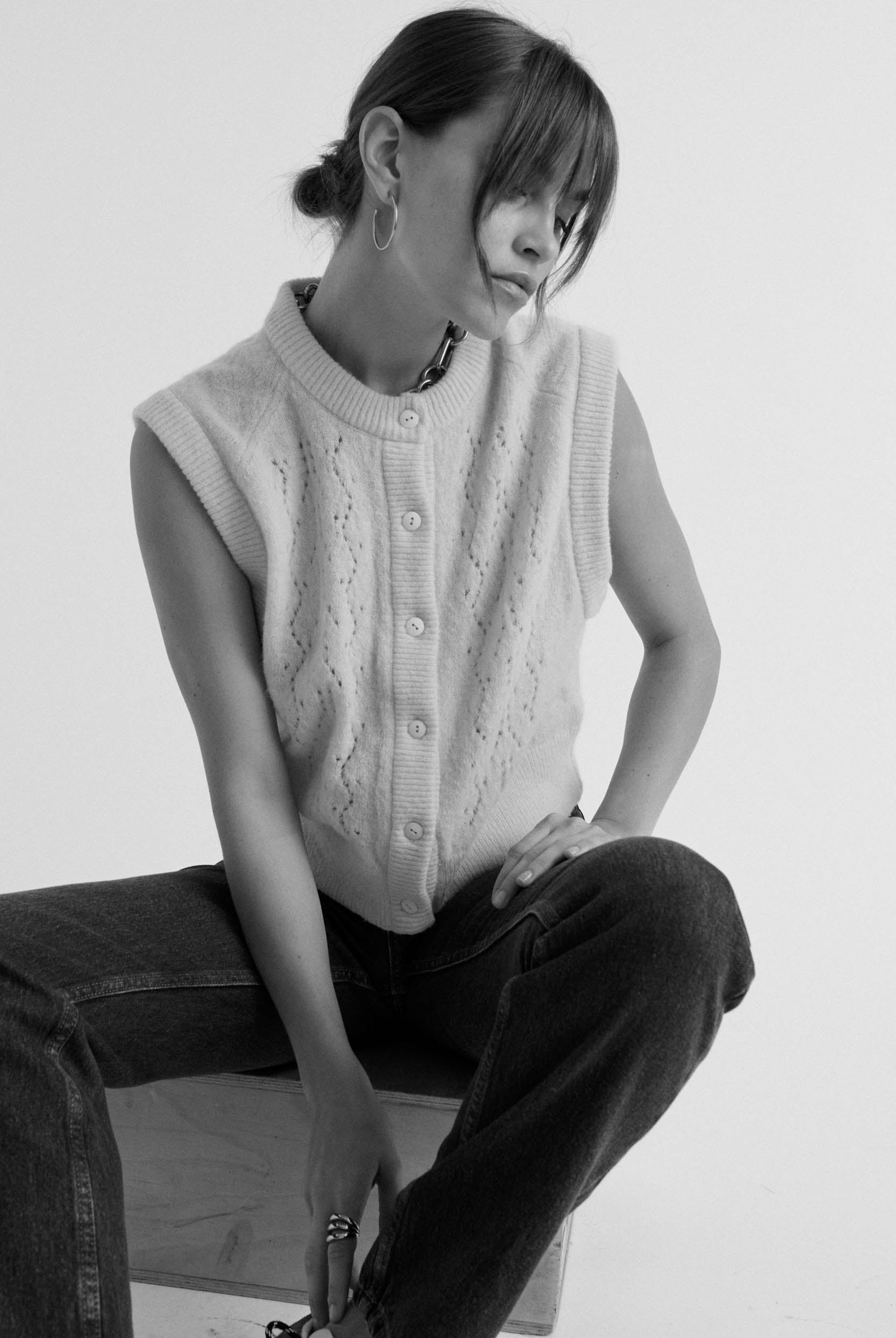 Cardigan Brooke jaune