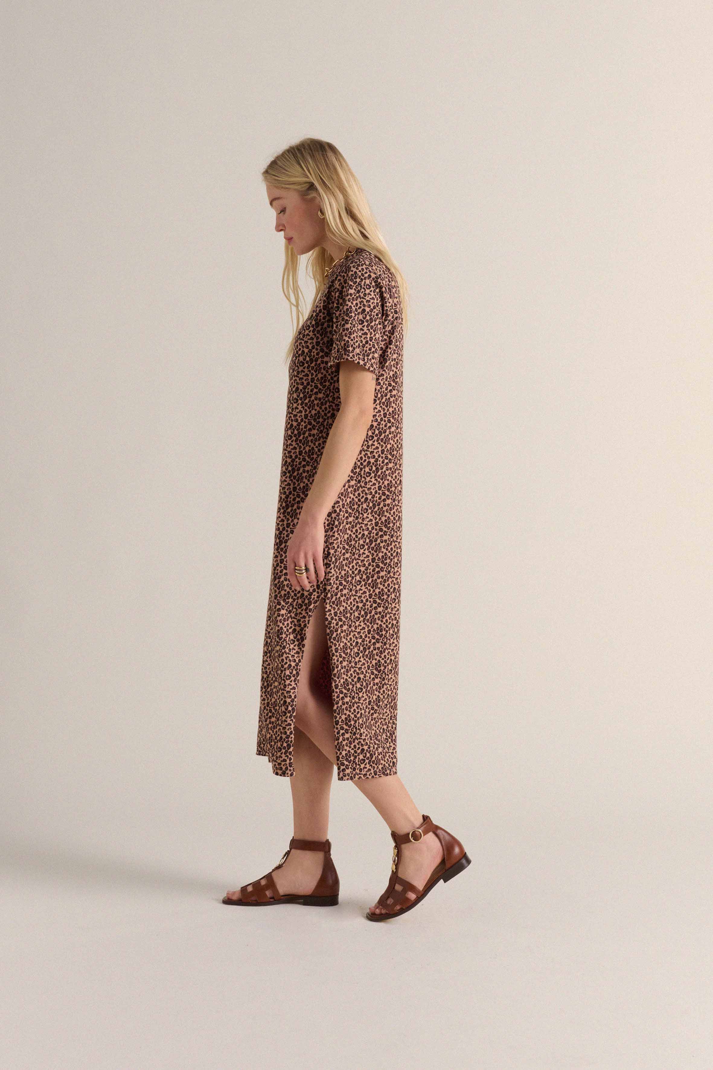 Robe Claodia léopard