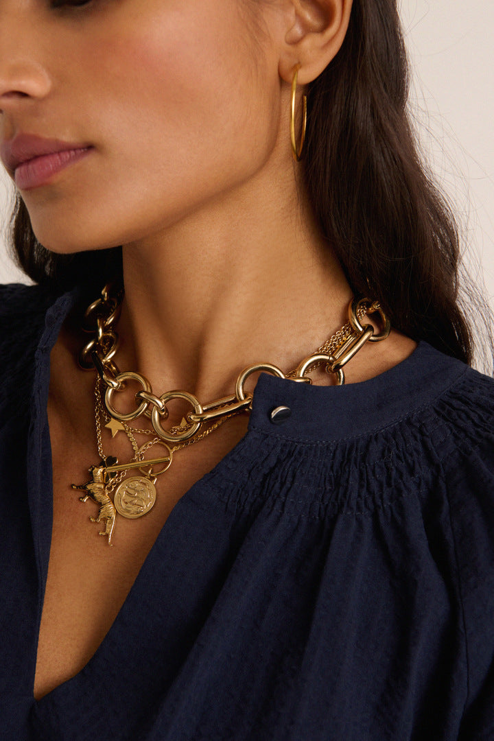 Collier Hélène doré