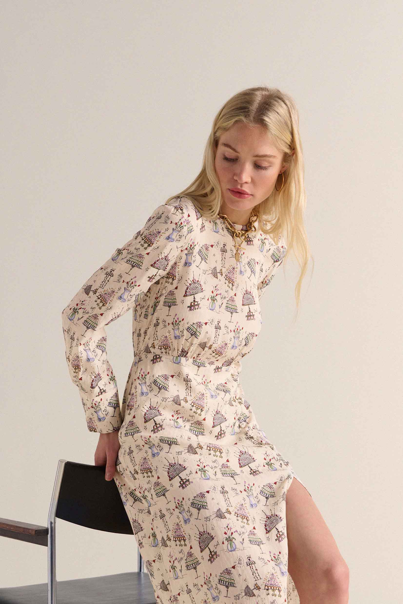 Robe Sereine imprimé anniversaire