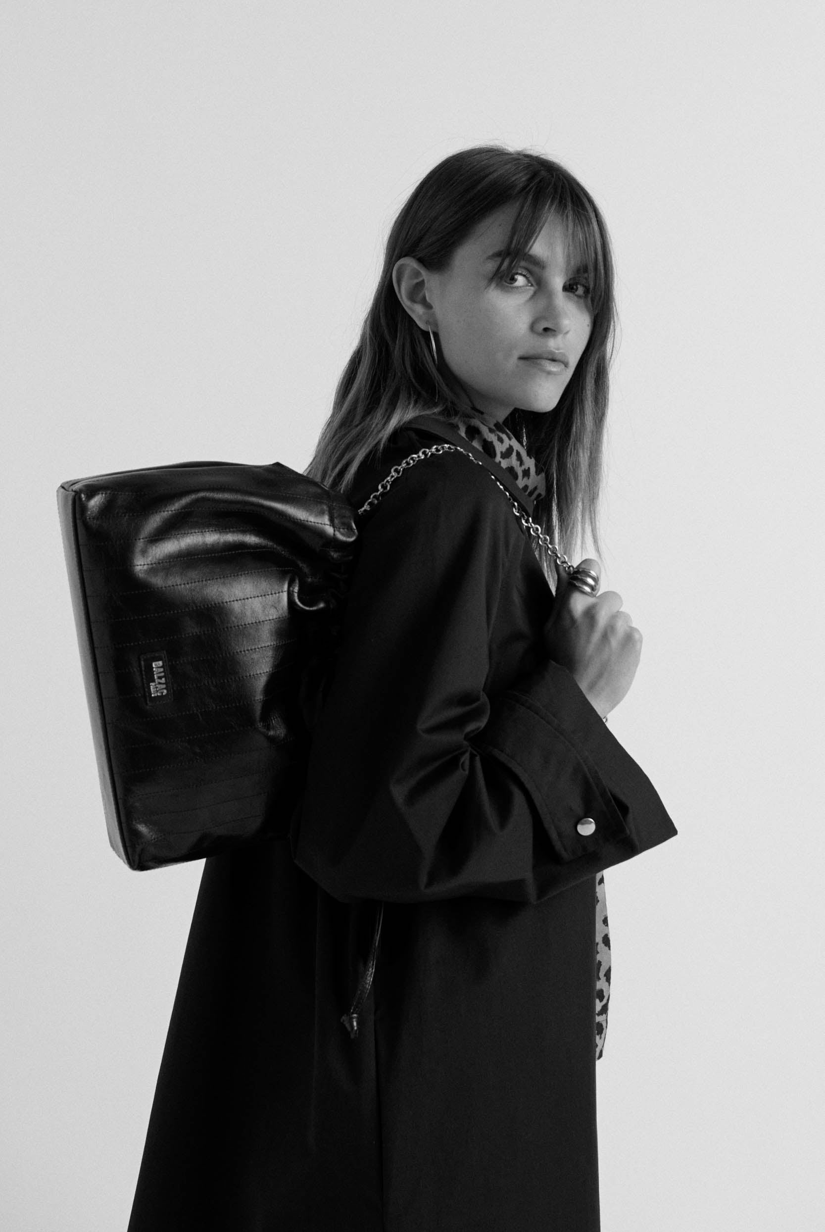 Sac Amaïa froissé bleu nuit