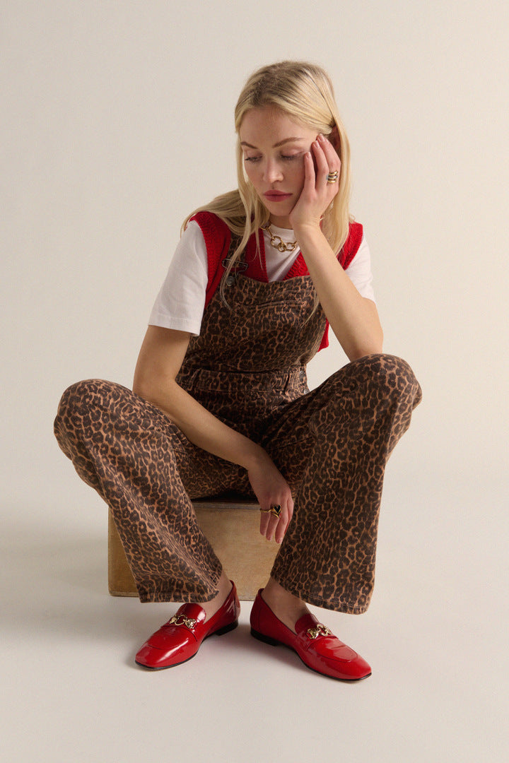 Mocassins Flavie vernis rouge