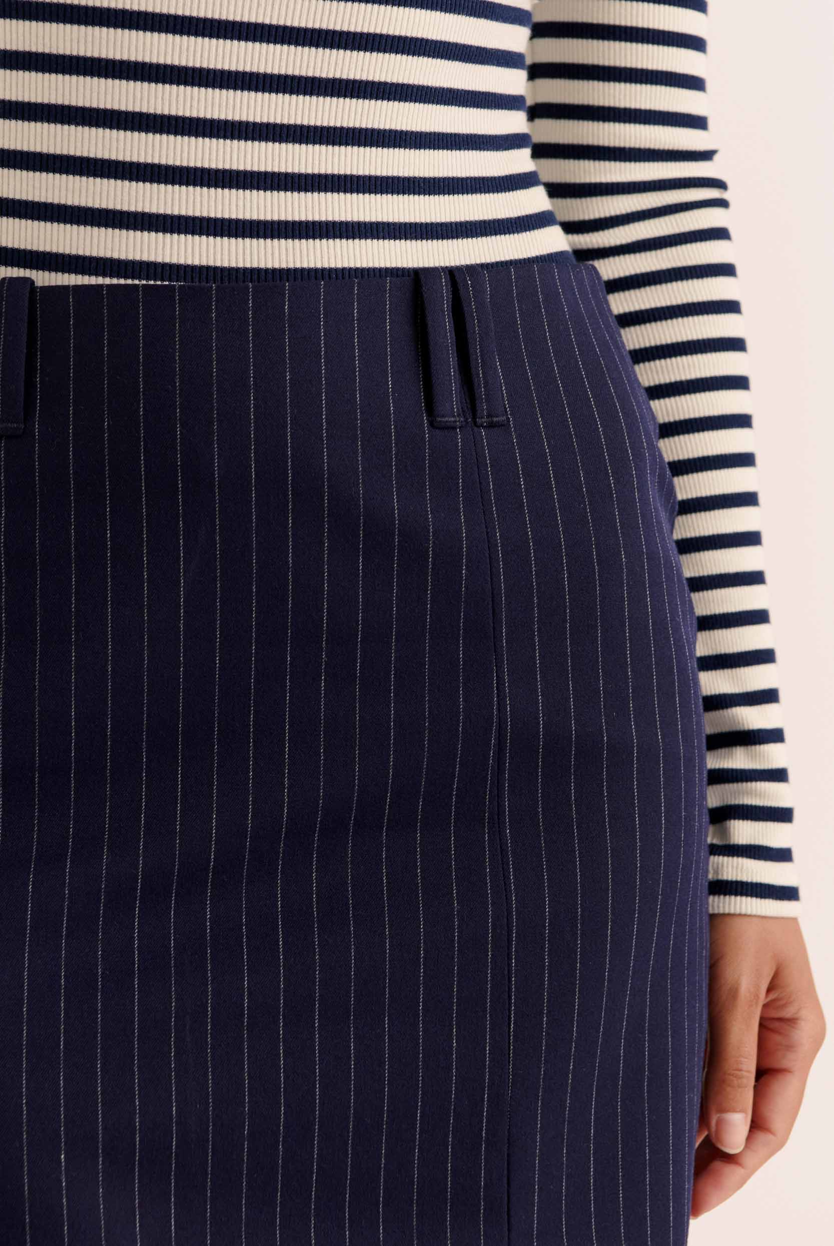 Mini jupe Monica rayures marine