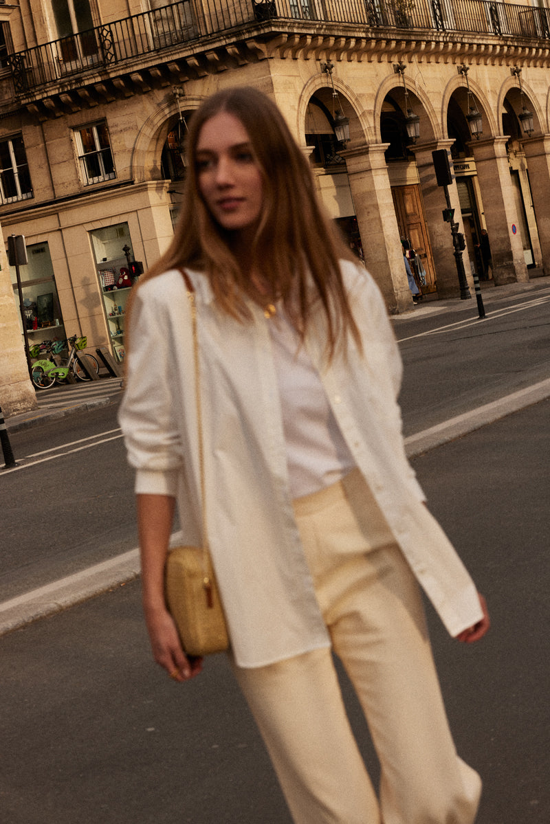 Pantalon Paolo crème brûlée