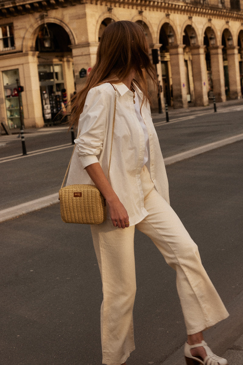 Pantalon Paolo crème brûlée