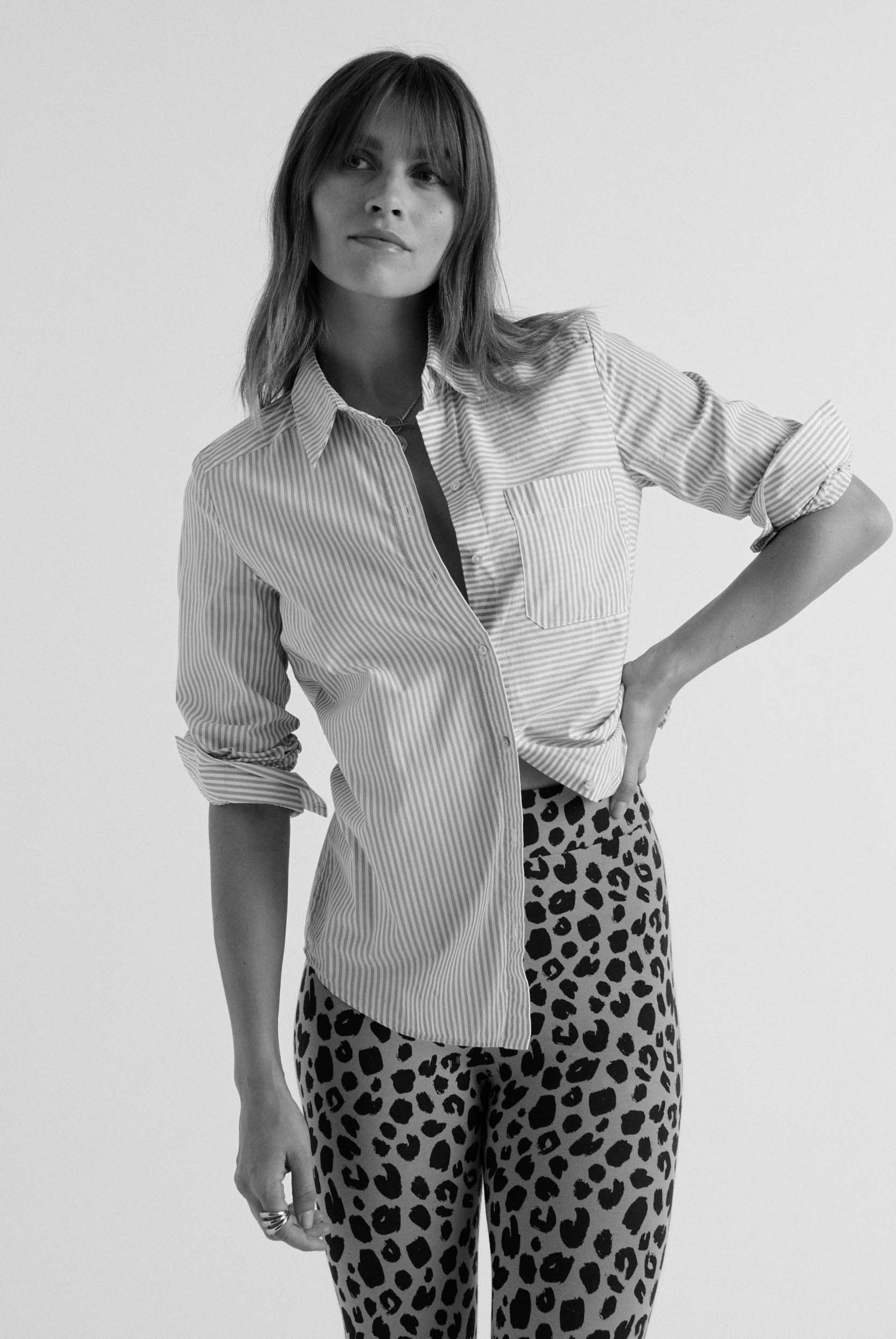 Chemise Ulysse rayures bleu et blanc
