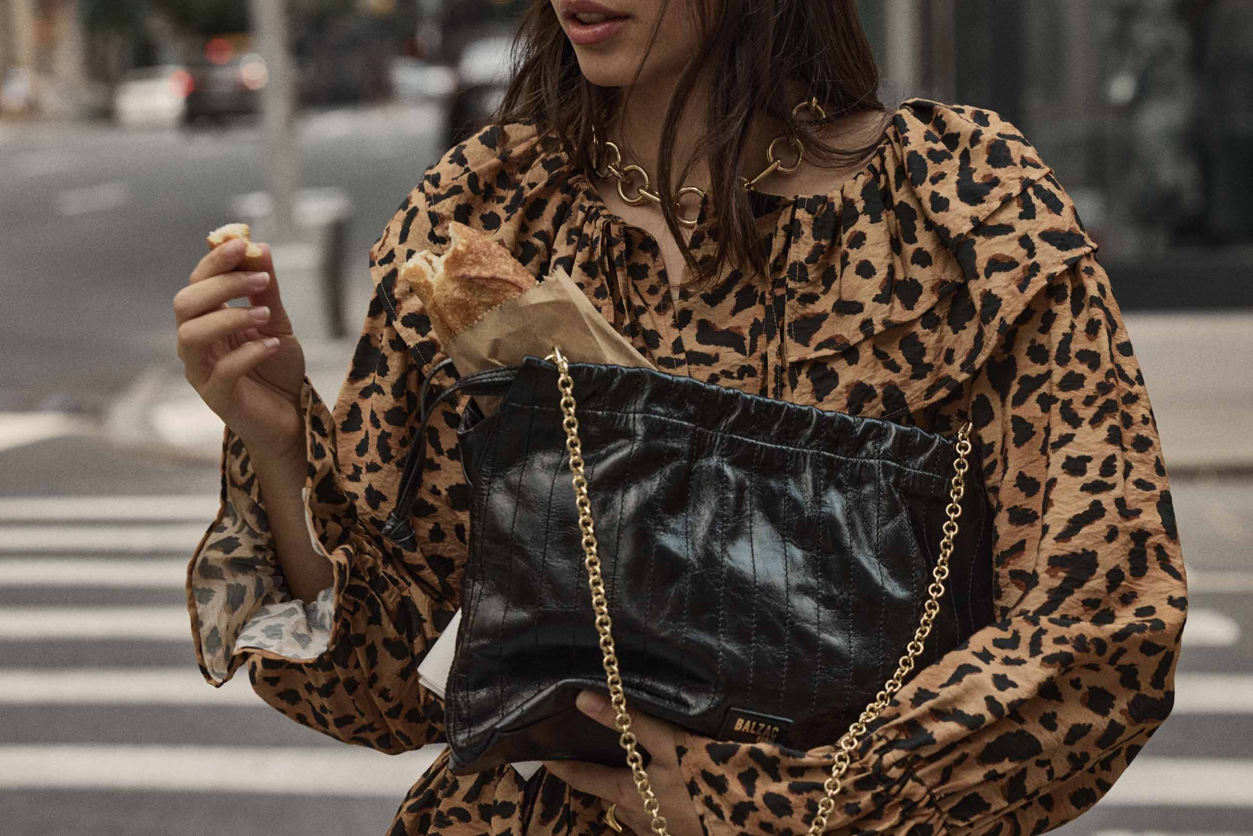 Chemise Belva imprimé guépard cappuccino