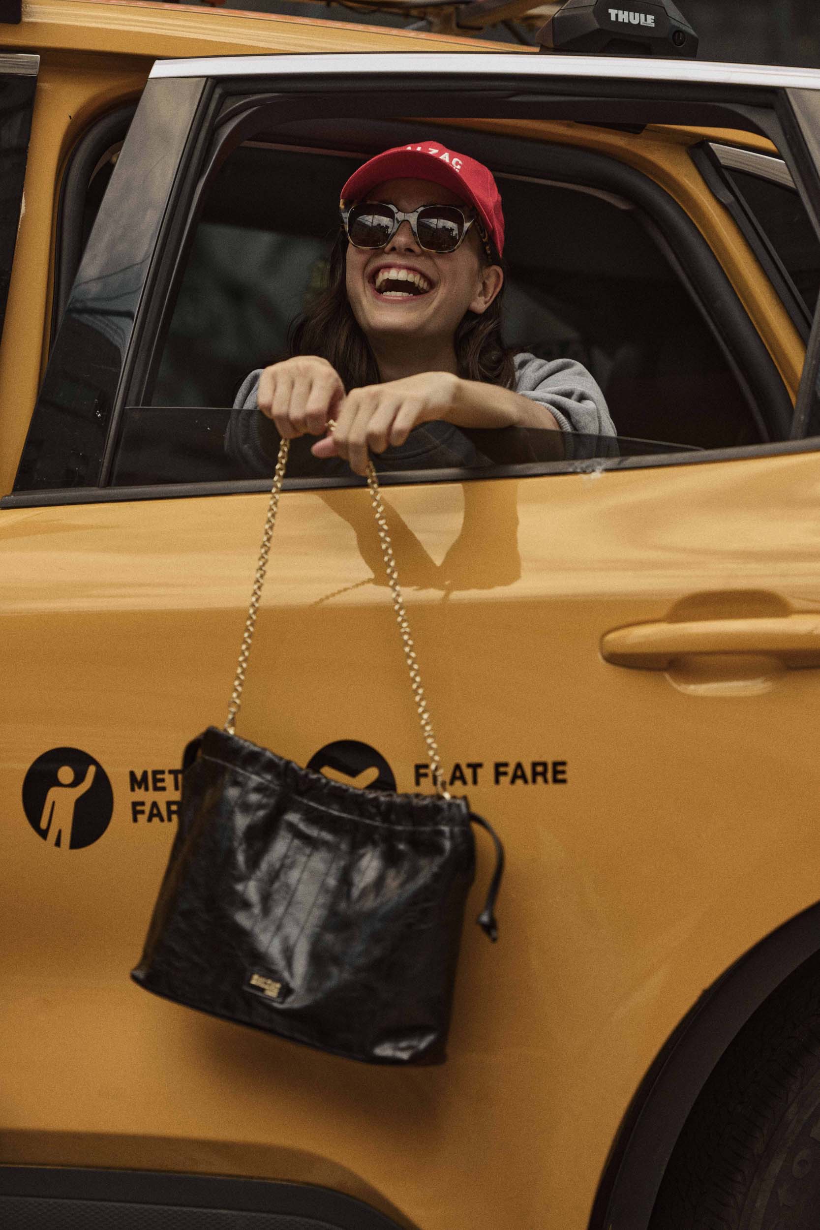 Sac Amaïa froissé noir