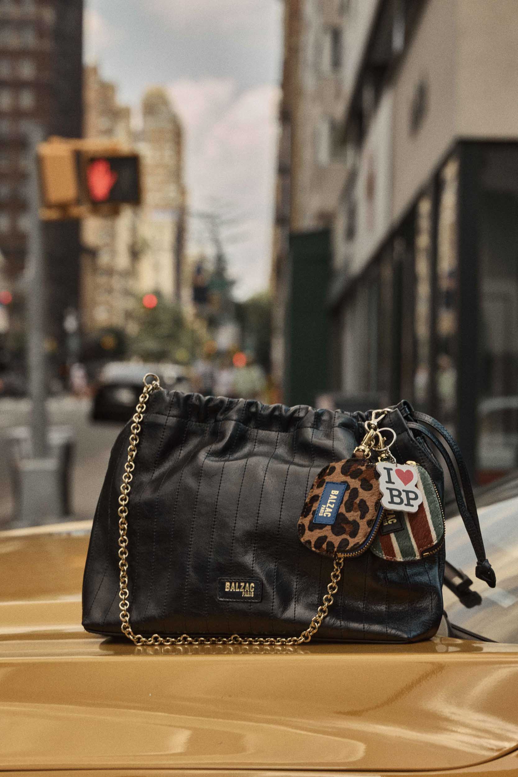 Sac Amaïa froissé noir