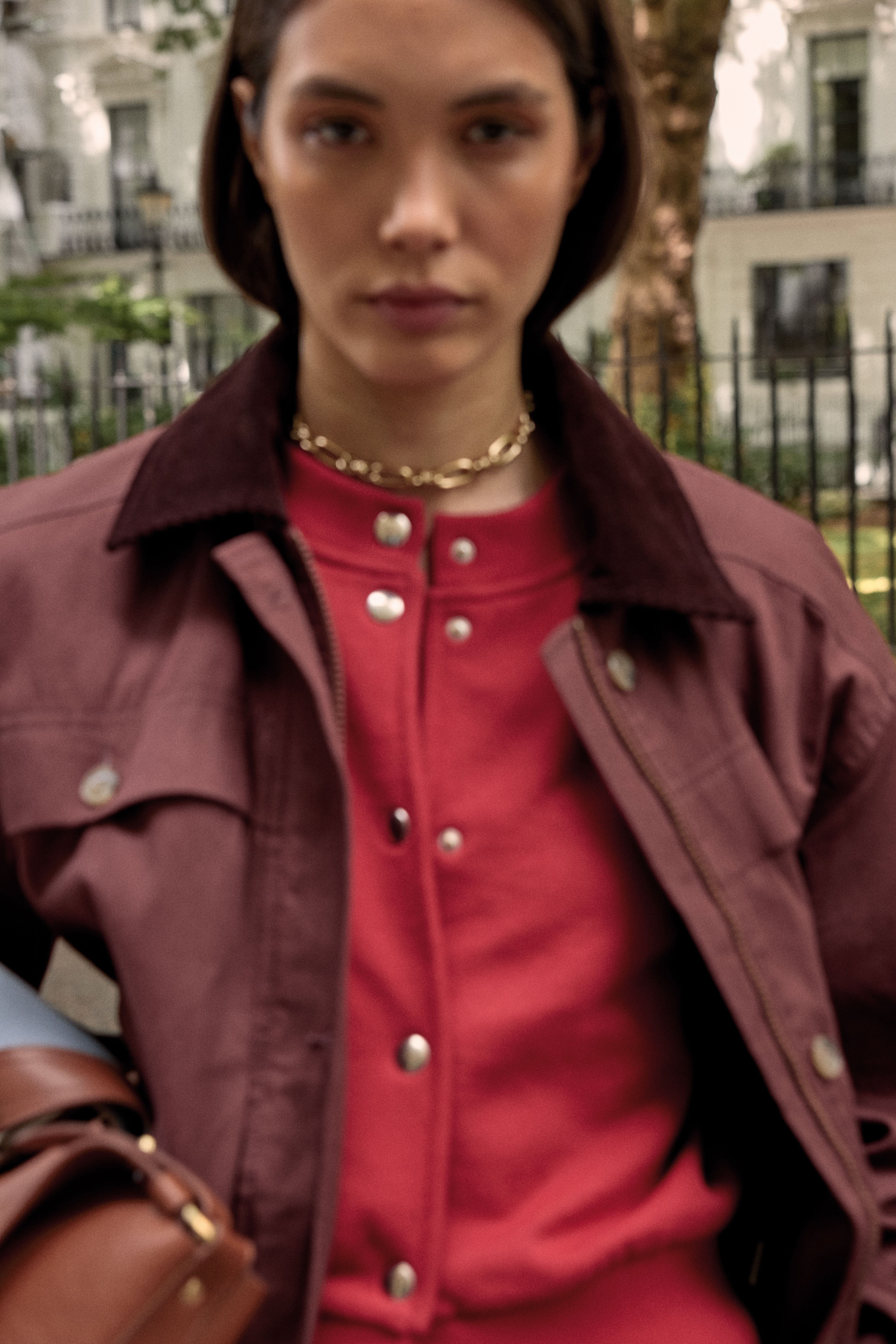 Cardigan Balthazar rouge