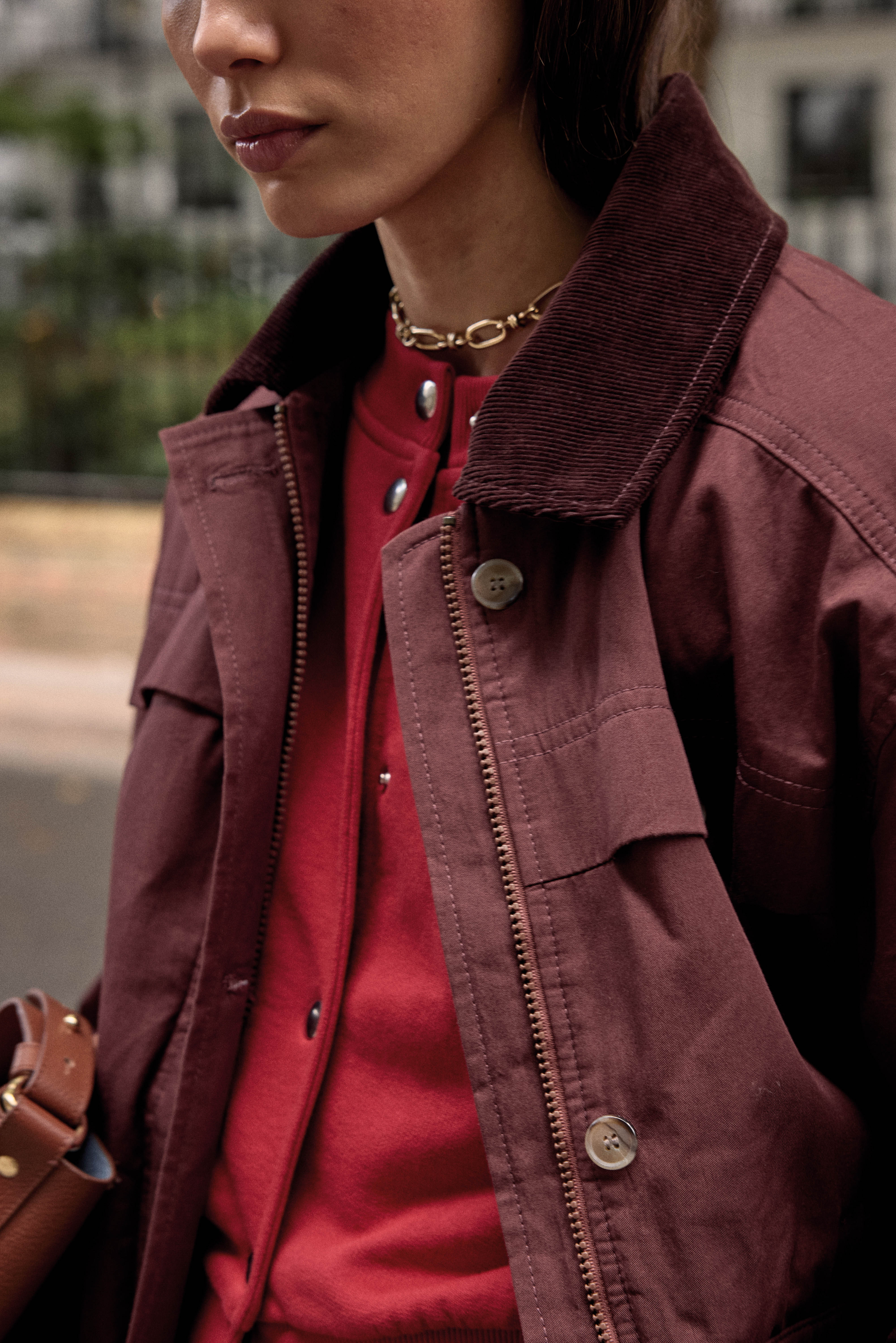 Cardigan Balthazar rouge