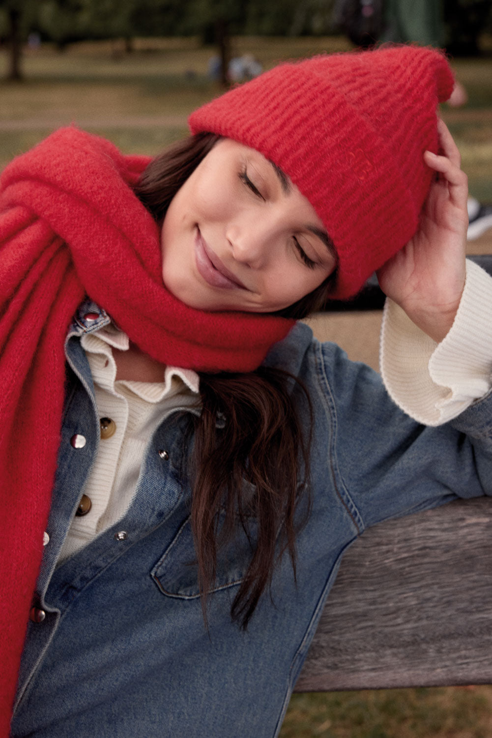 Bonnet Grégoire rouge vif