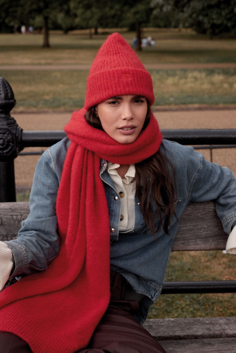 Bonnet Grégoire rouge vif