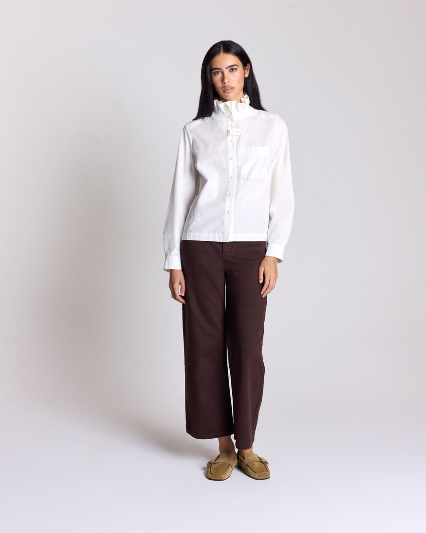 Chemise Cyrielle blanc naturel