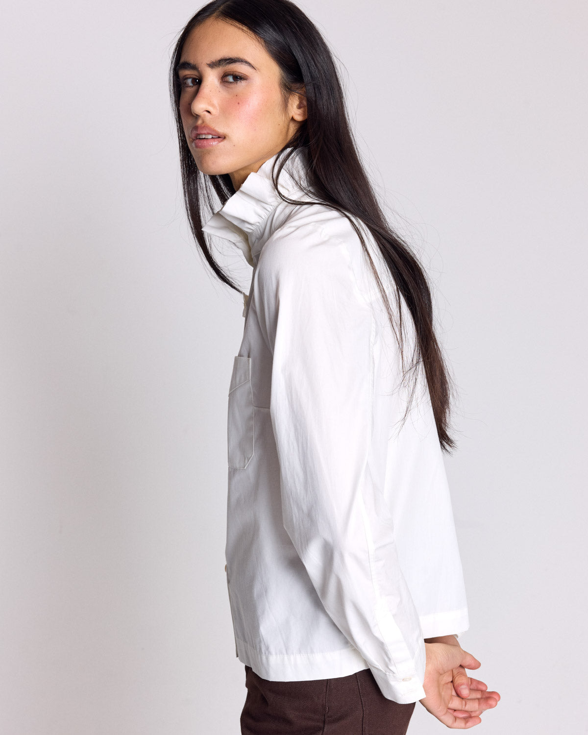 Chemise Cyrielle blanc naturel