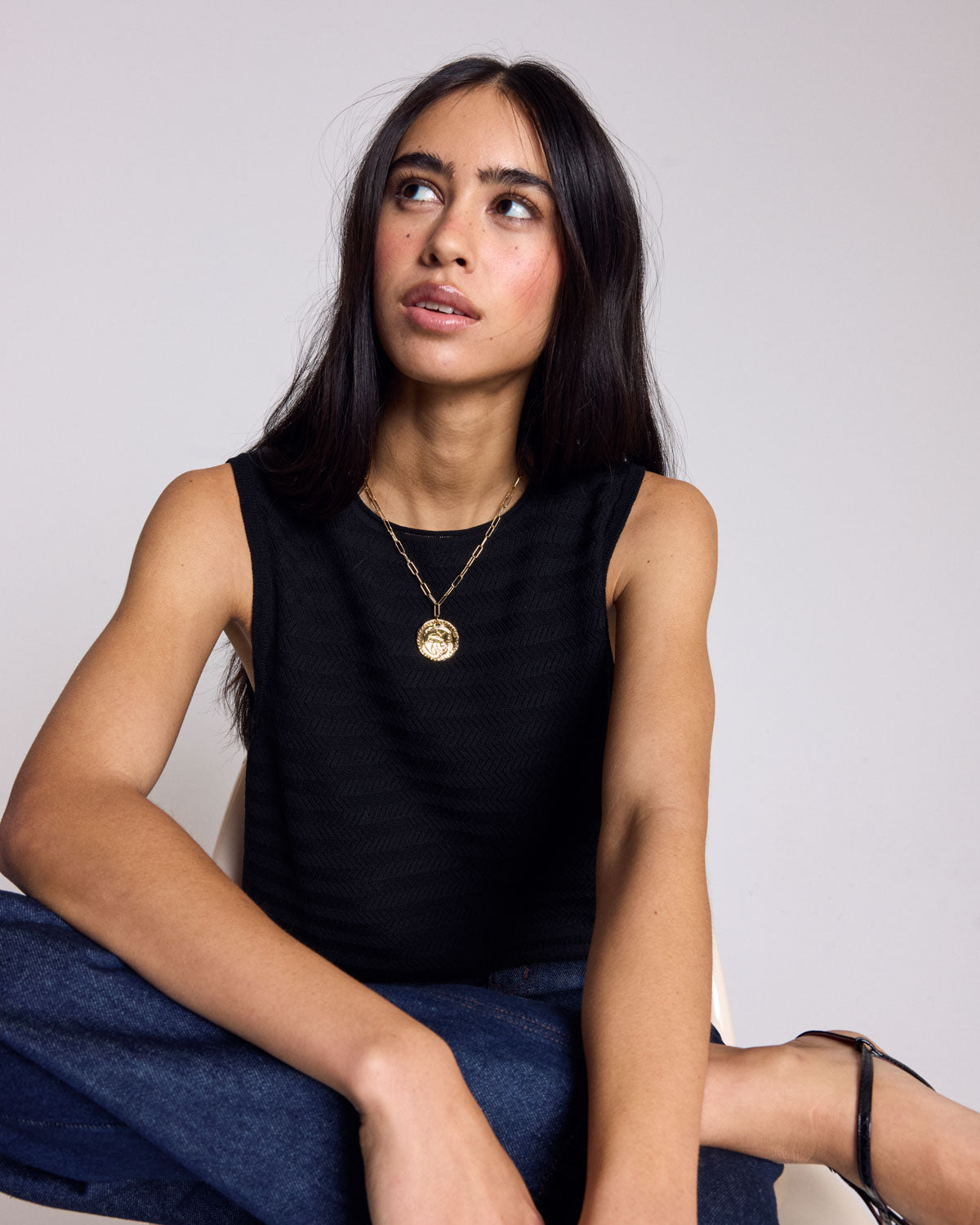 Collier Athéna doré