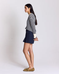 Jupe Rosine jacquard marine