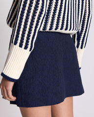 Jupe Rosine jacquard marine