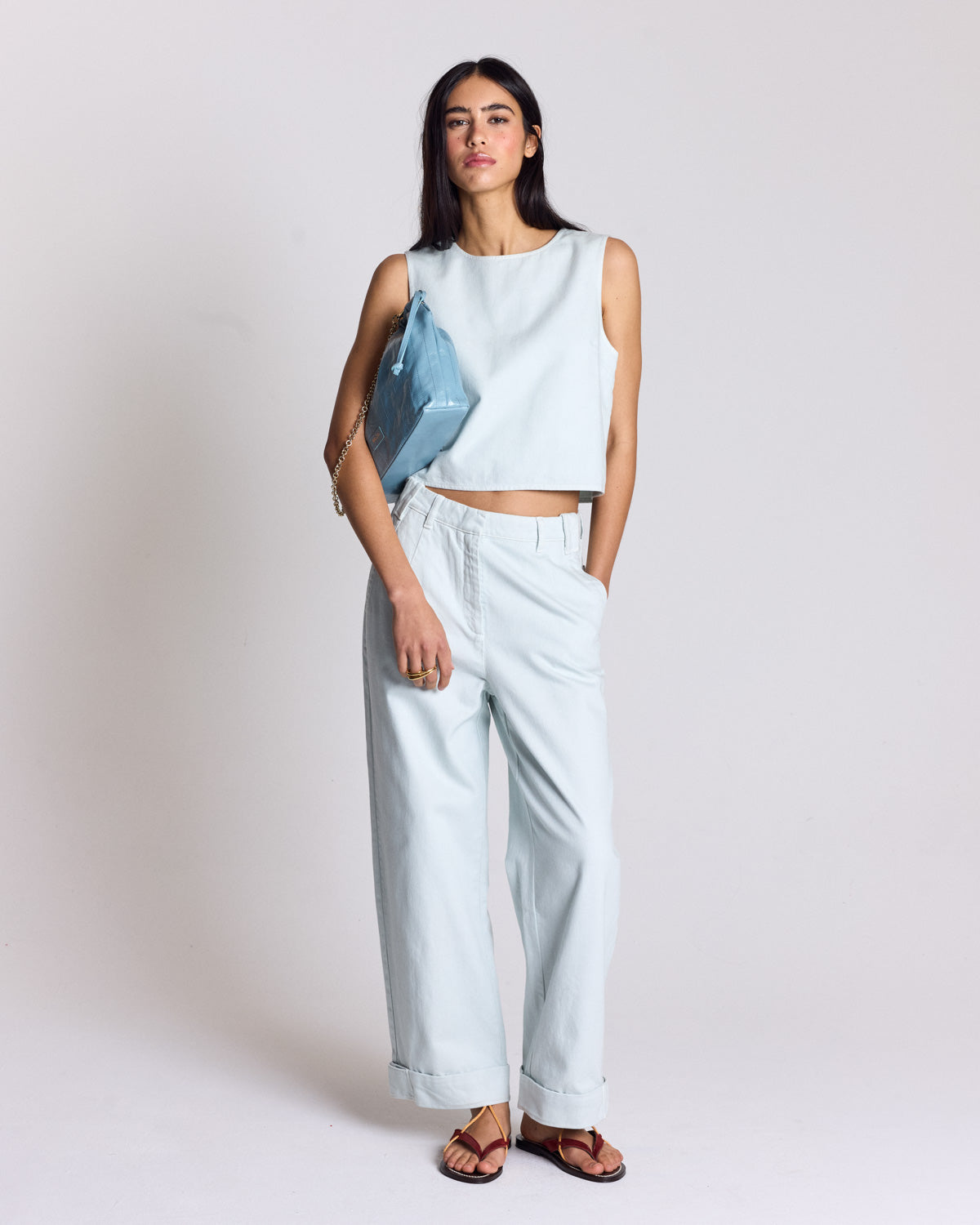 Pantalon Tristan bleu ciel