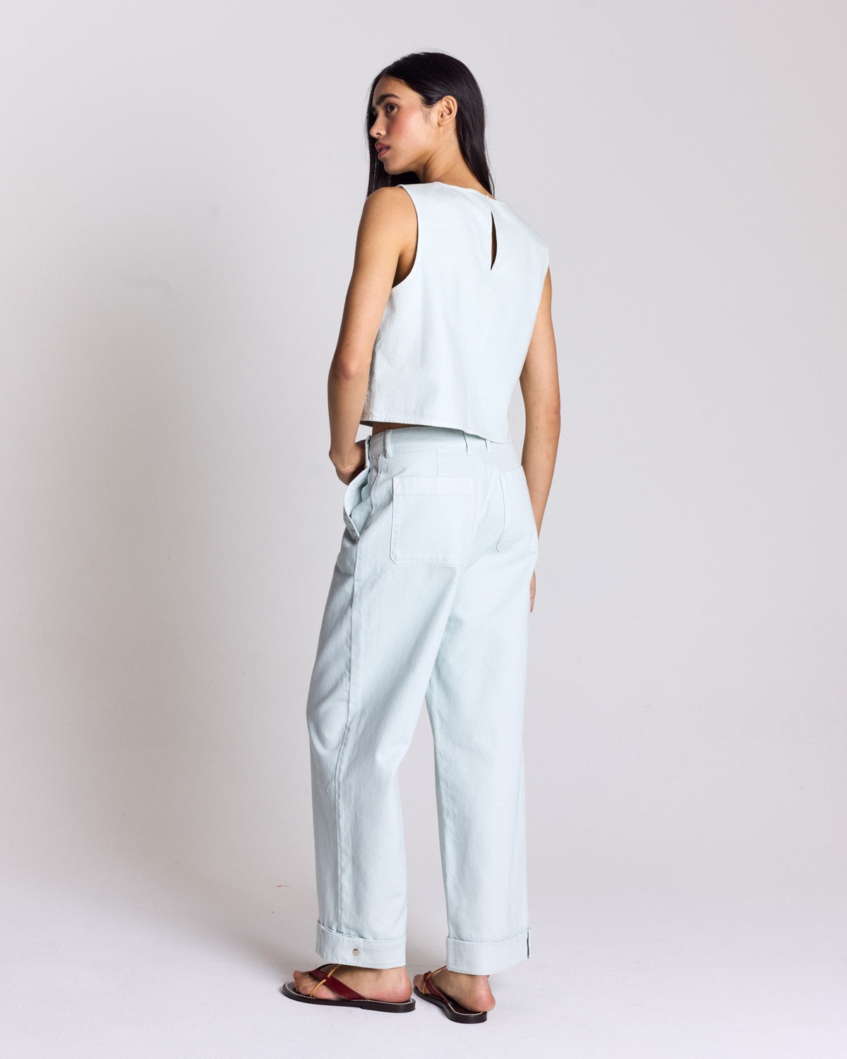 Pantalon Tristan bleu ciel