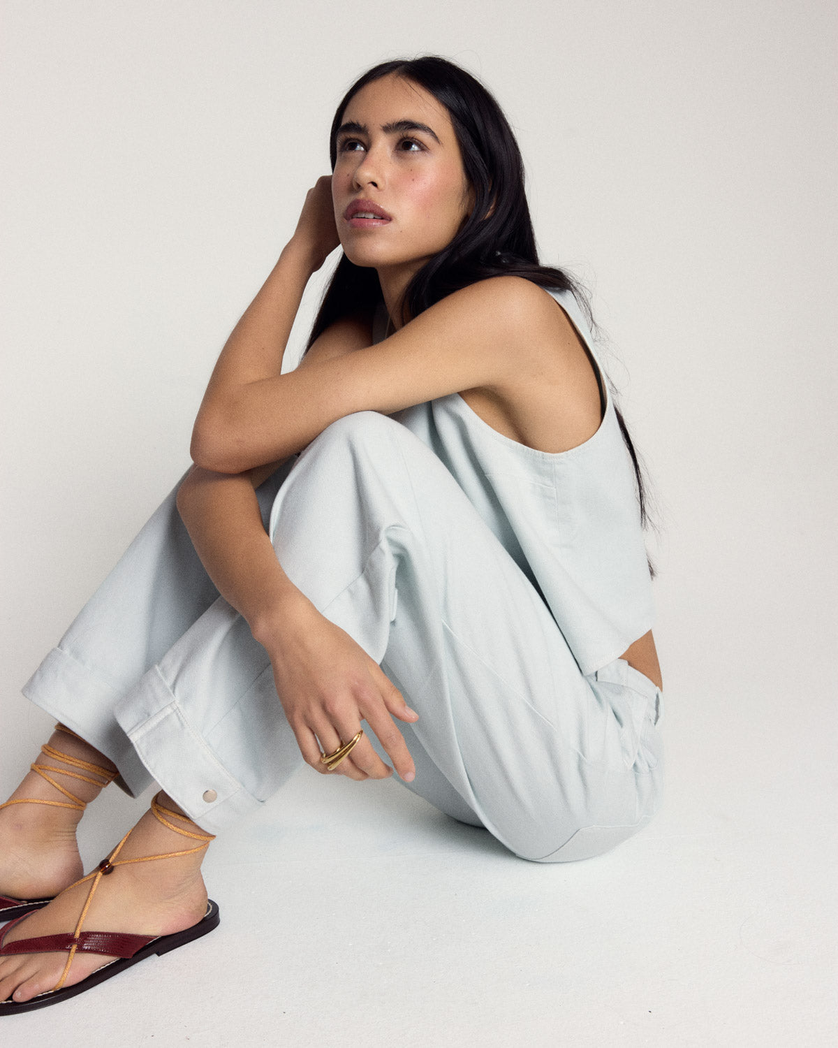 Pantalon Tristan bleu ciel