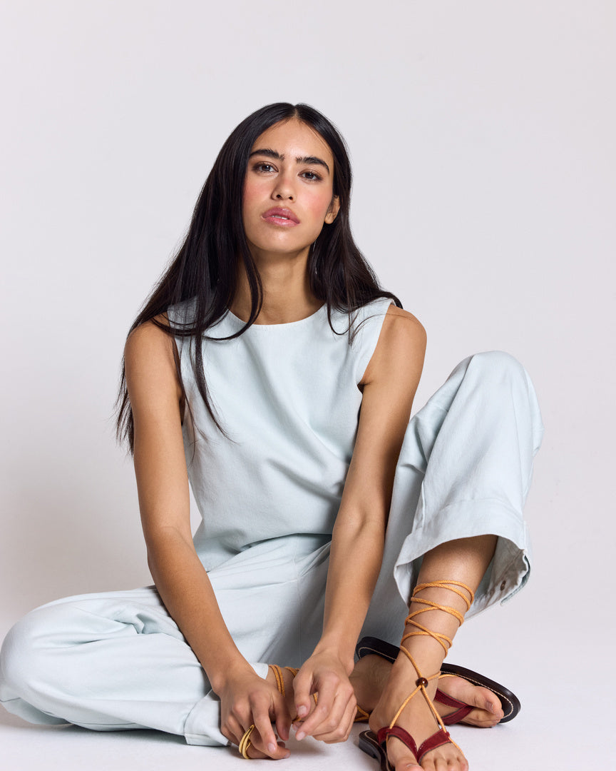 Pantalon Tristan bleu ciel